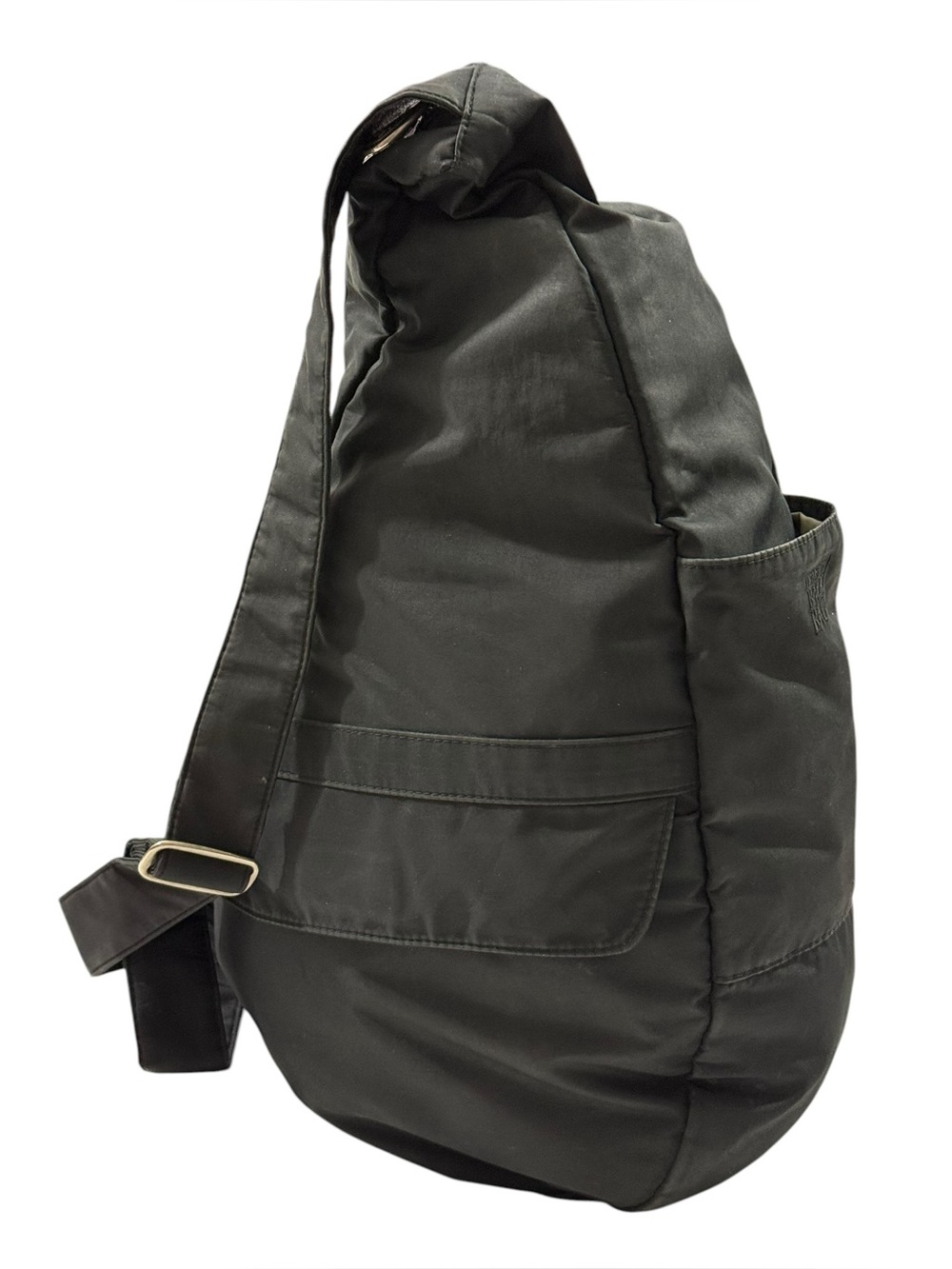 AmeriBag Healthy Back Bag Black Nylon Sling Crossbody Backpack Medium